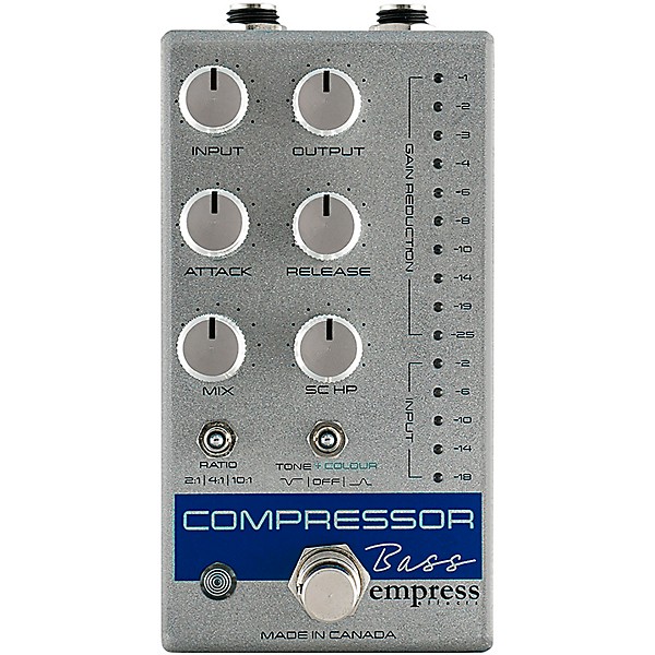 Empress Effects Bass Compressor Pedal Silver | Guitar Center
