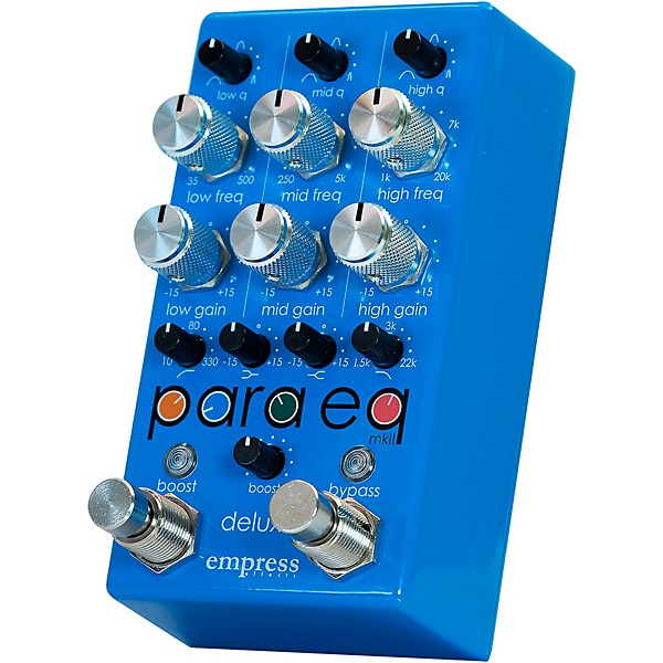 Empress Effects ParaEq MKII Deluxe Effects Pedal Blue | Guitar Center