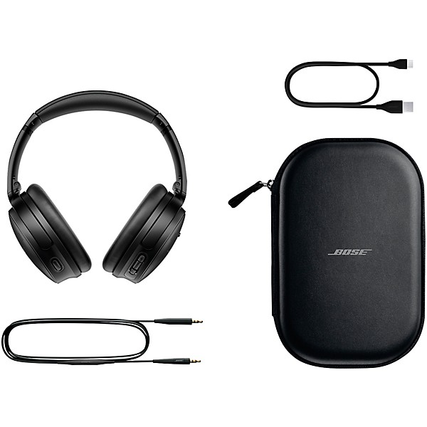 Bose QuietComfort Black Noise Cancelling Headphones | Guitar Center