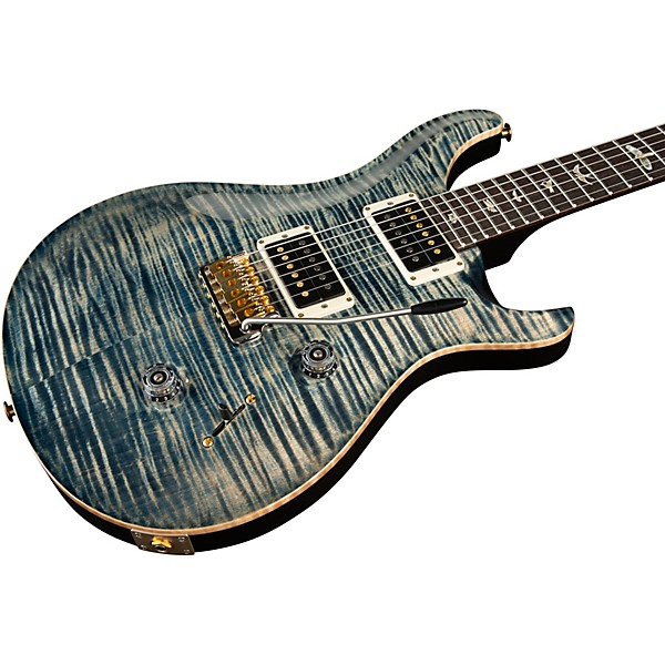 Platinum PRS Custom 24 10-Top Electric Guitar - Faded Whale Blue