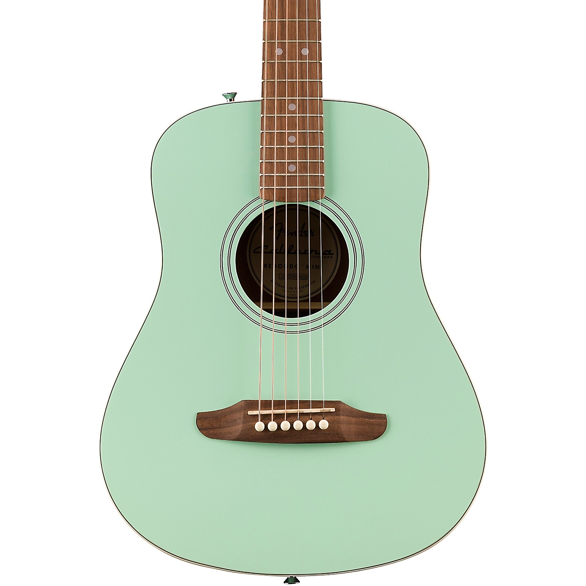 Fender California Standard Redondo Mini Acoustic Guitar Surf Green