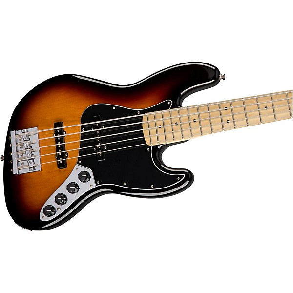 Fender Deluxe Active Jazz Bass V , Maple Fingerboard 3-Color