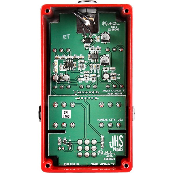 Open Box JHS Pedals Angry Charlie V3 Overdrive Guitar Effects