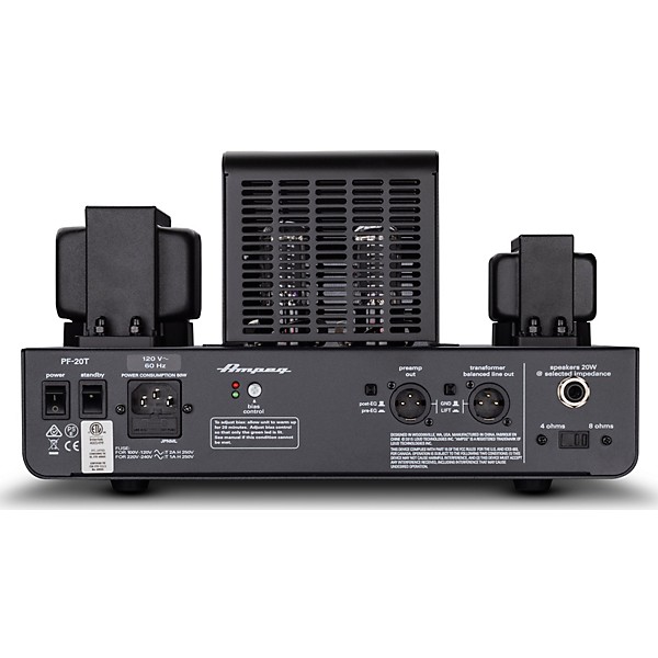 Ampeg PF-20T Portaflex 20W Tube Bass Amp Head | Guitar Center