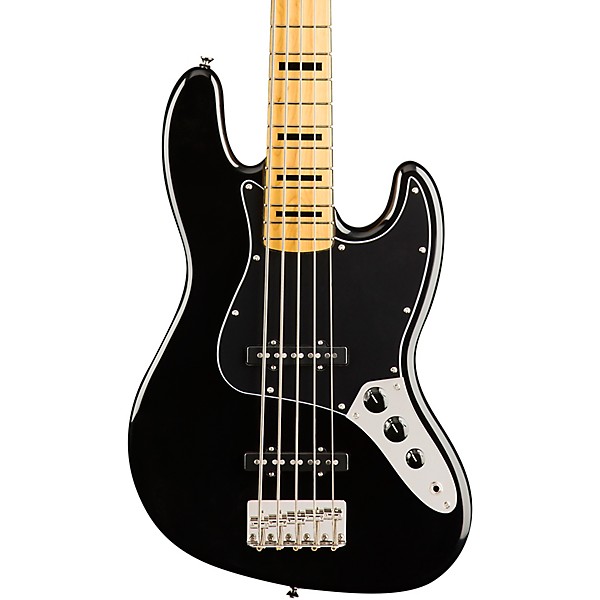 Squier Classic Vibe '70s Jazz Bass V 5-String Bass Guitar Black