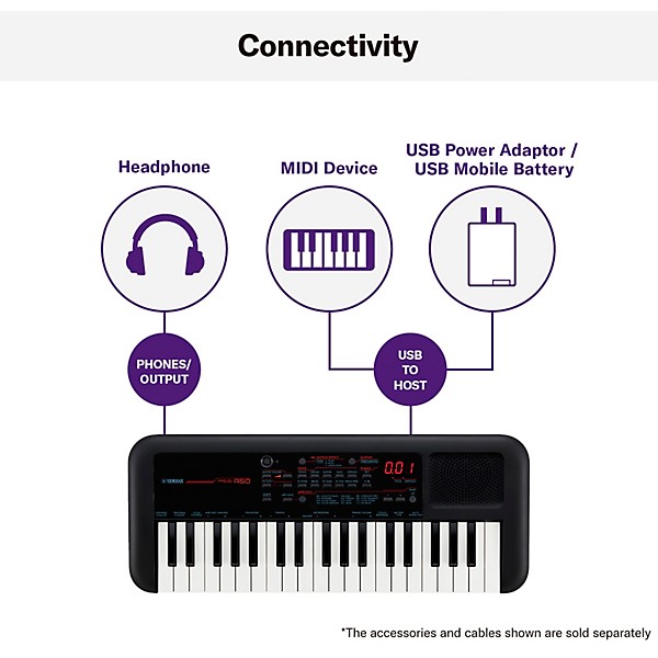 Yamaha PSS-A50 Mini-Key Keyboard | Guitar Center