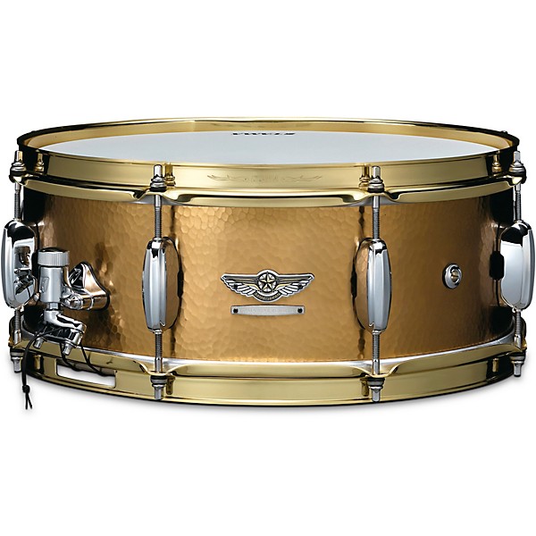 TAMA STAR Reserve Hand Hammered Brass Snare Drum 14 x 5.5 in