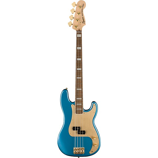 Squier 40th Anniversary Precision Bass Gold Edition Lake Placid