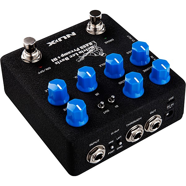 NUX Melvin Lee Davis Bass Preamp + DI Pedal Black | Guitar Center