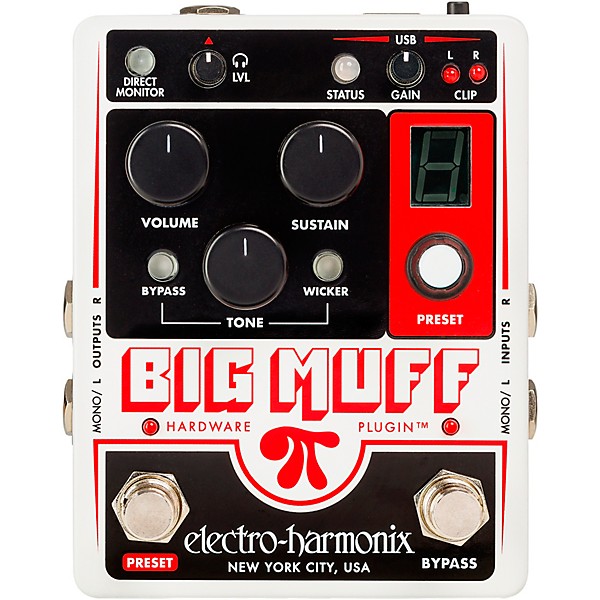 Electro-Harmonix Big Muff Pi Hardware Plugiin Harmonic Distortion
