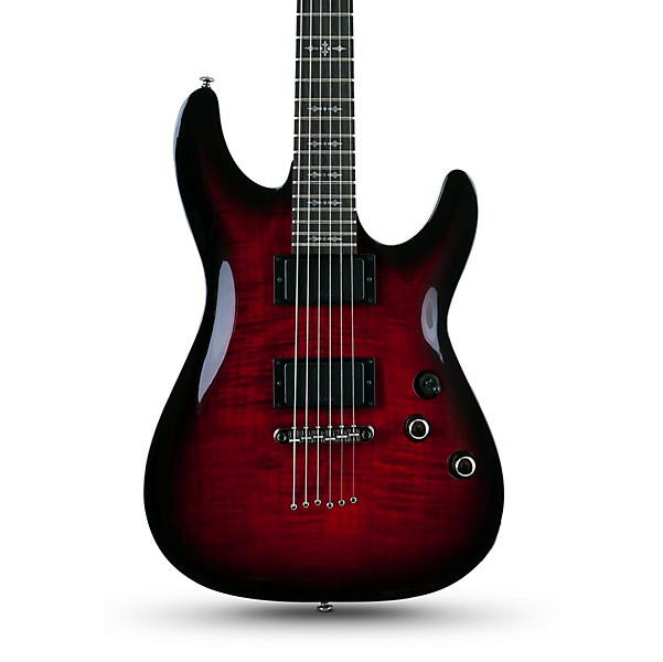 Schecter Guitar Research Demon-6 Electric Guitar - Crimson Red