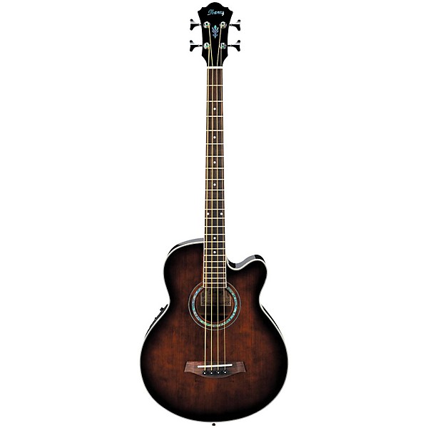 Ibanez AEB10E Acoustic-Electric Bass Guitar With Onboard Tuner