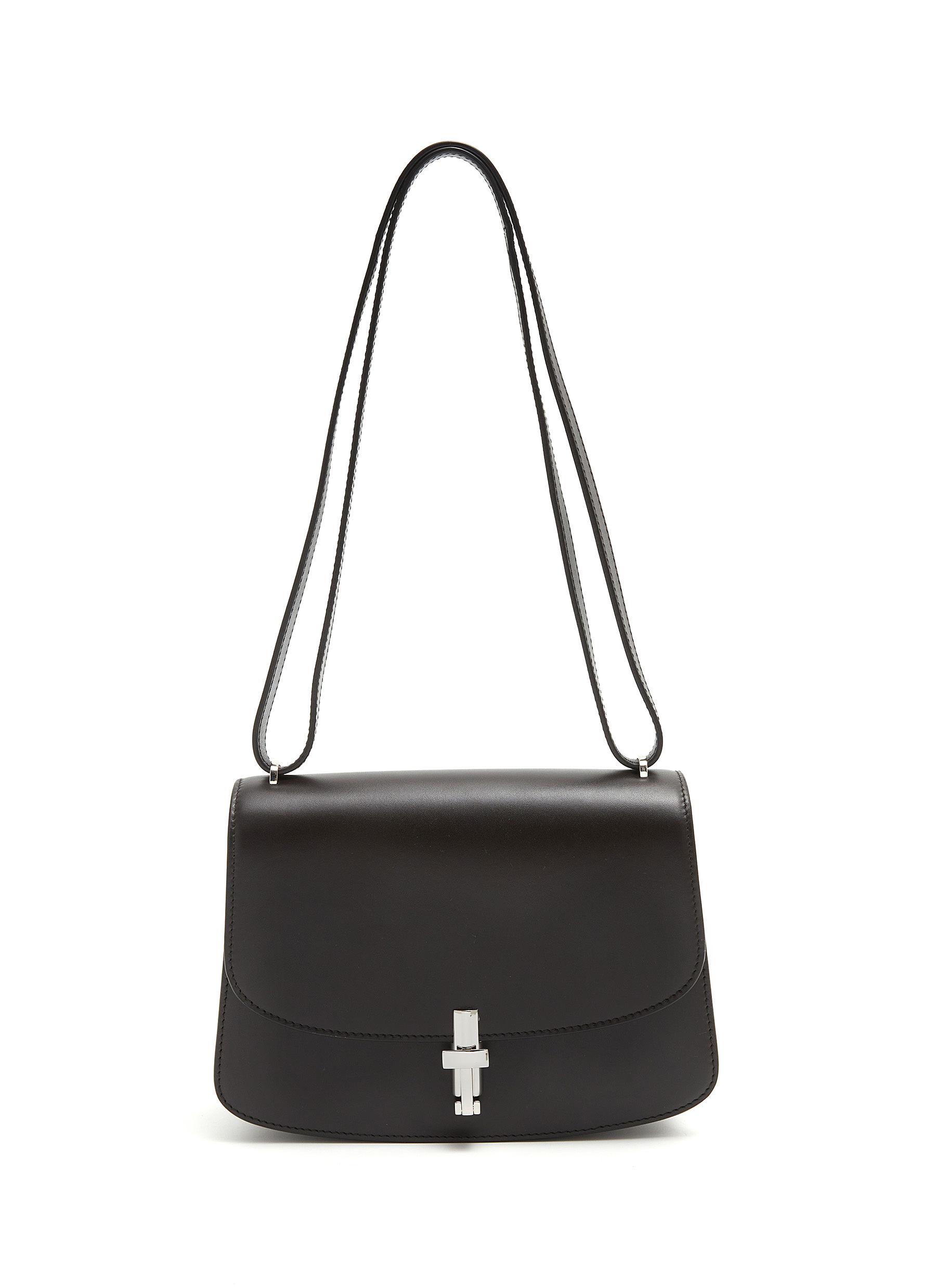 THE ROW | Sofia 8.75 Leather Shoulder Bag | BLACK | Women | Lane