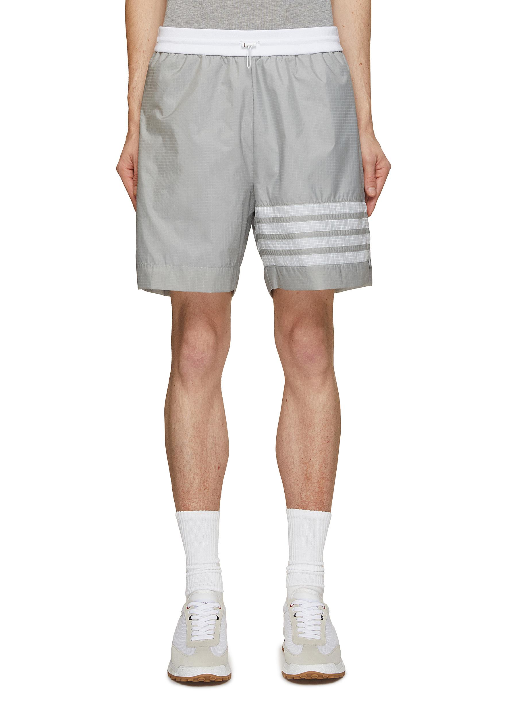 THOM BROWNE | 4 Bar Ultralight Ripstop Shorts | Men | Lane Crawford