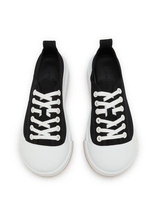 BOTTEGA VENETA | Vulcan Low Top Platform Sneakers | BLACK | Women