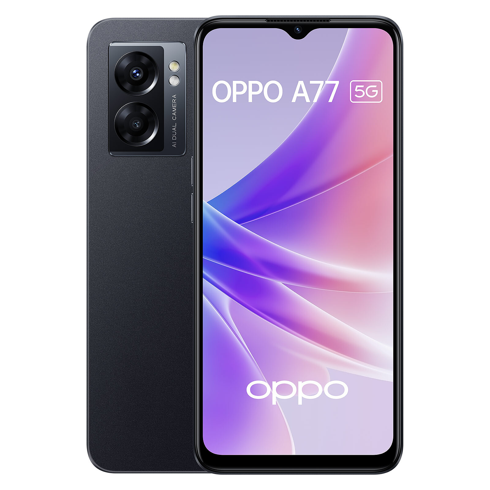 OPPO A77 5G Black 4GB / 64GB - Mobile phone & smartphone - LDLC