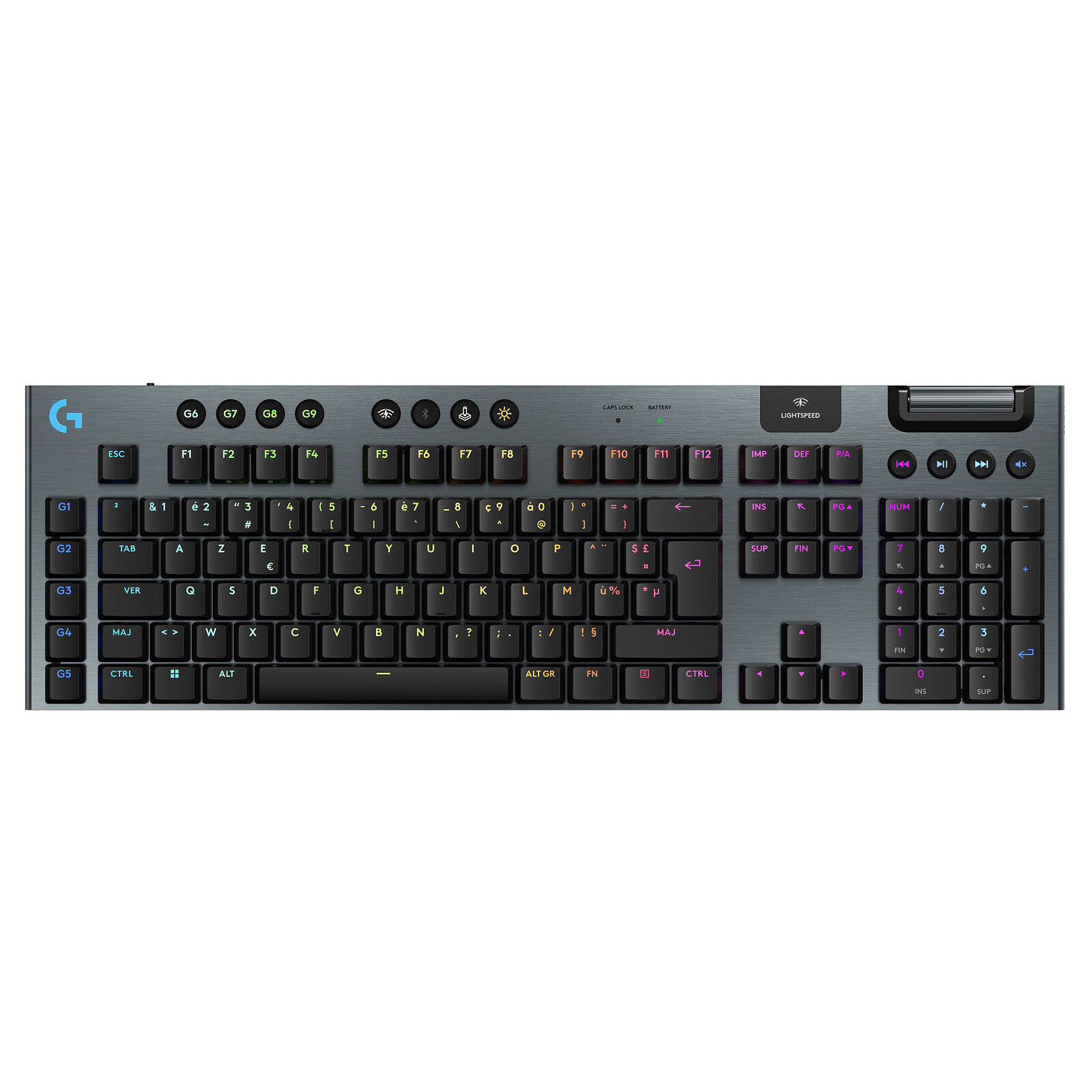 Logitech G G915X Tenkeyless Lightspeed Black (Tactile Version