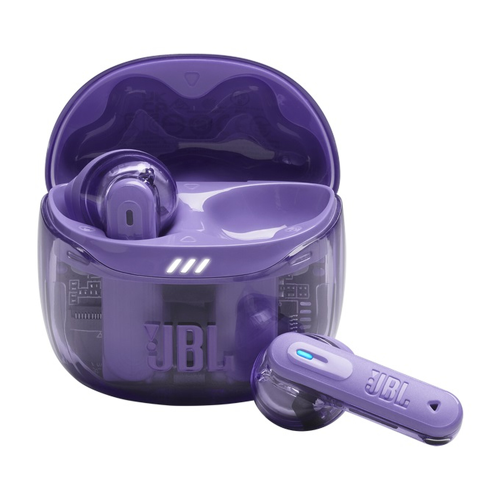 JBL Tune Flex 2 Ghost Edition Purple - Headphones - LDLC