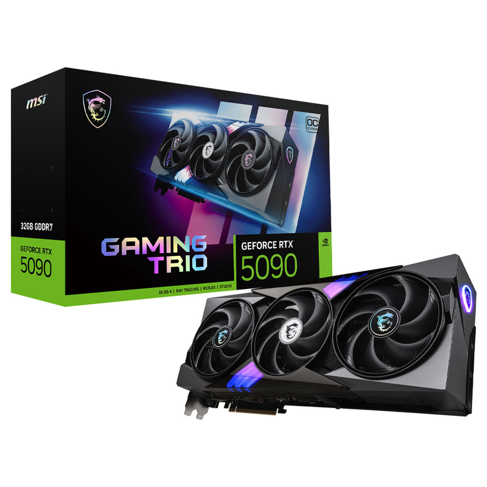 MSI GeForce RTX 5090 32G GAMING TRIO OC - Graphics card - LDLC