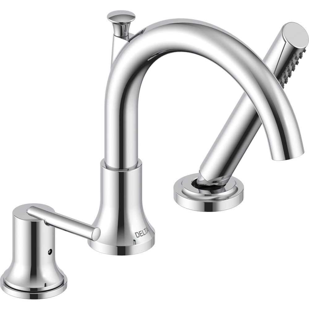 3 Hole Trinsic Roman Tub With Handshower T3759 | Delta Faucet