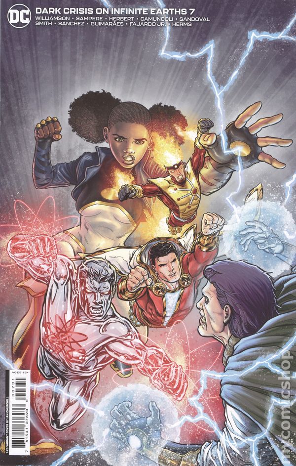 Crisis on Infinite Earths comic books issue 7