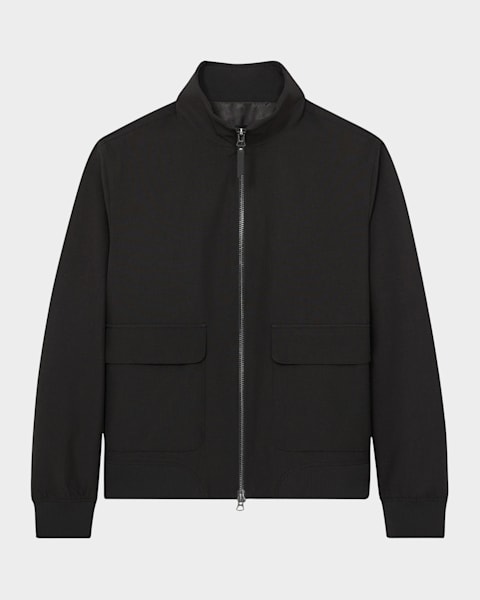 Prada Men's Re-Nylon Blouson Logo Jacket | Neiman Marcus