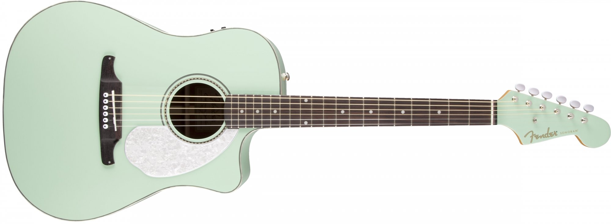 Fender SONORAN SCE Acoustic Electric Guitar Surf Green - 885978445431