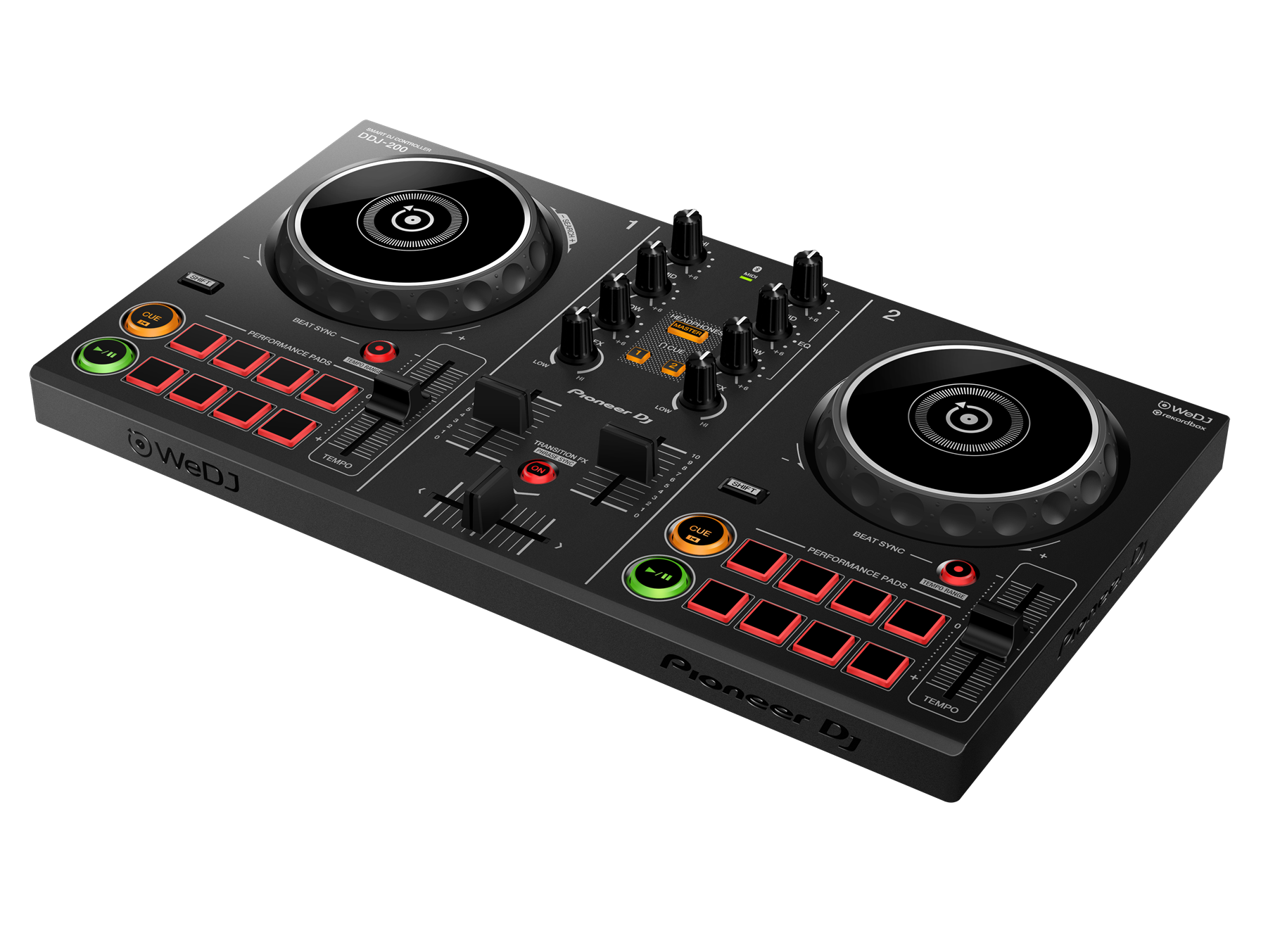 Pioneer DJ DDJ-200 2-deck Rekordbox DJ Controller - 841300101499