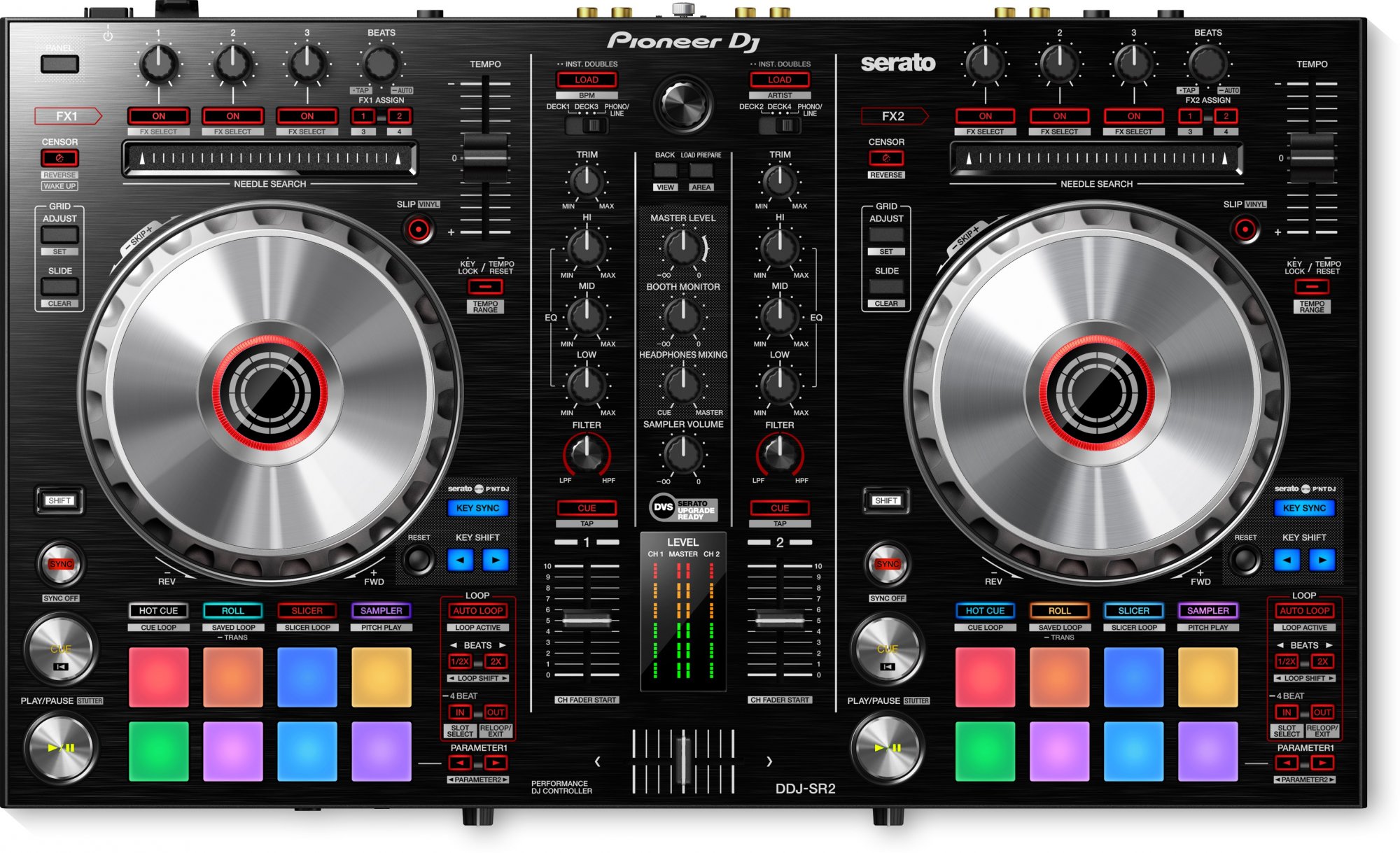 Pioneer DDJ-SR2 Portable 2-channel DJ Controller for Serato DJ Pro
