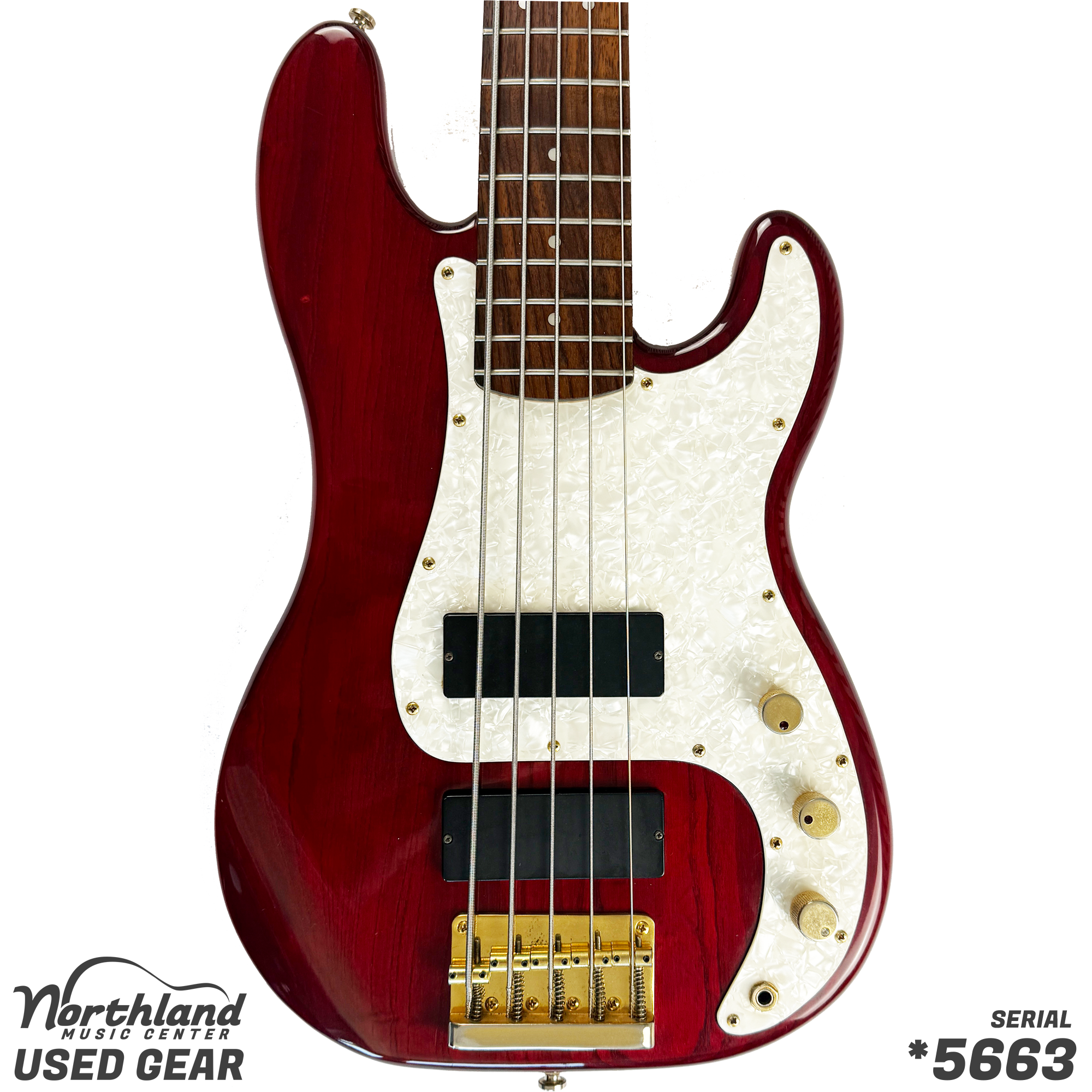 Squier P-Bass V 1997 Pro Tone - USED