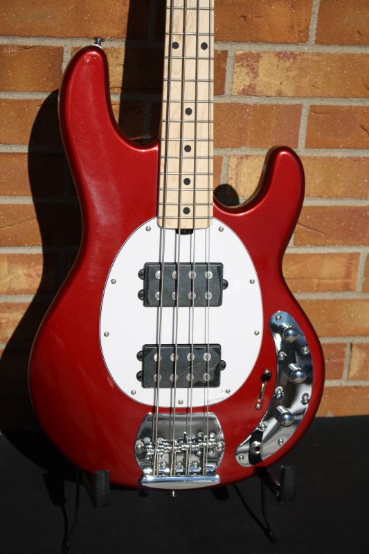 Sterling by Musicman SUB Series-Dual Humbucker-4 String Bass-Candy