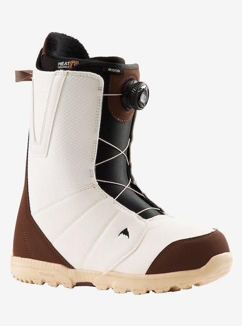 Burton Moto BOA Snowboard Boot - White/Brown - 98129062