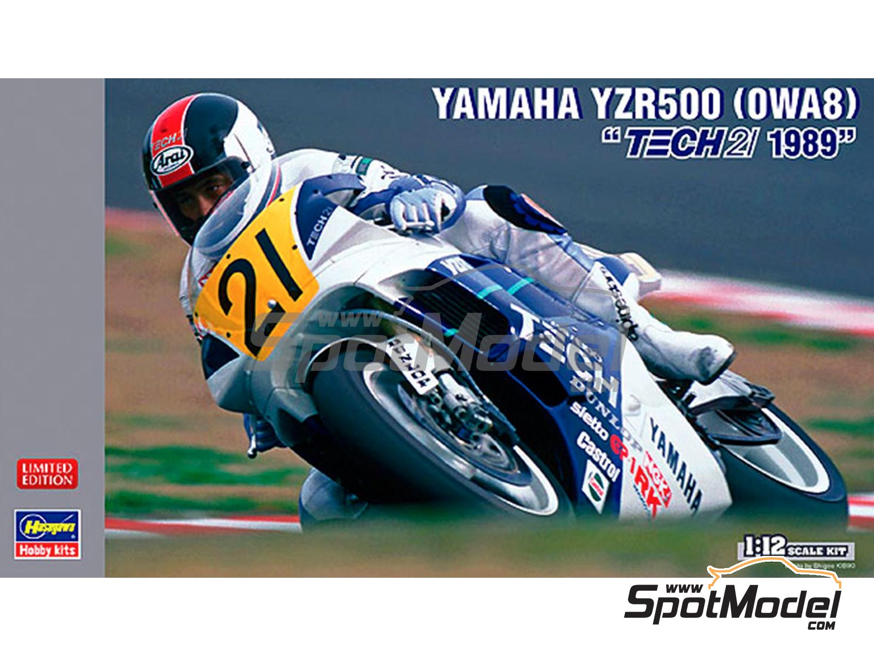 Hasegawa 21708: Motorbike scale model kit 1/12 scale - Yamaha