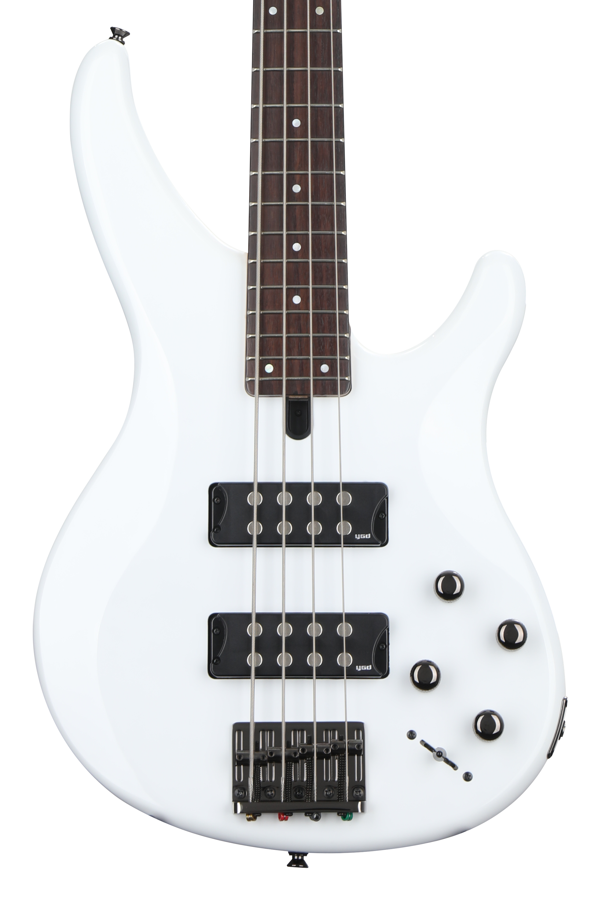 Yamaha TRBX304 4-string Bass Guitar - White | Sweetwater