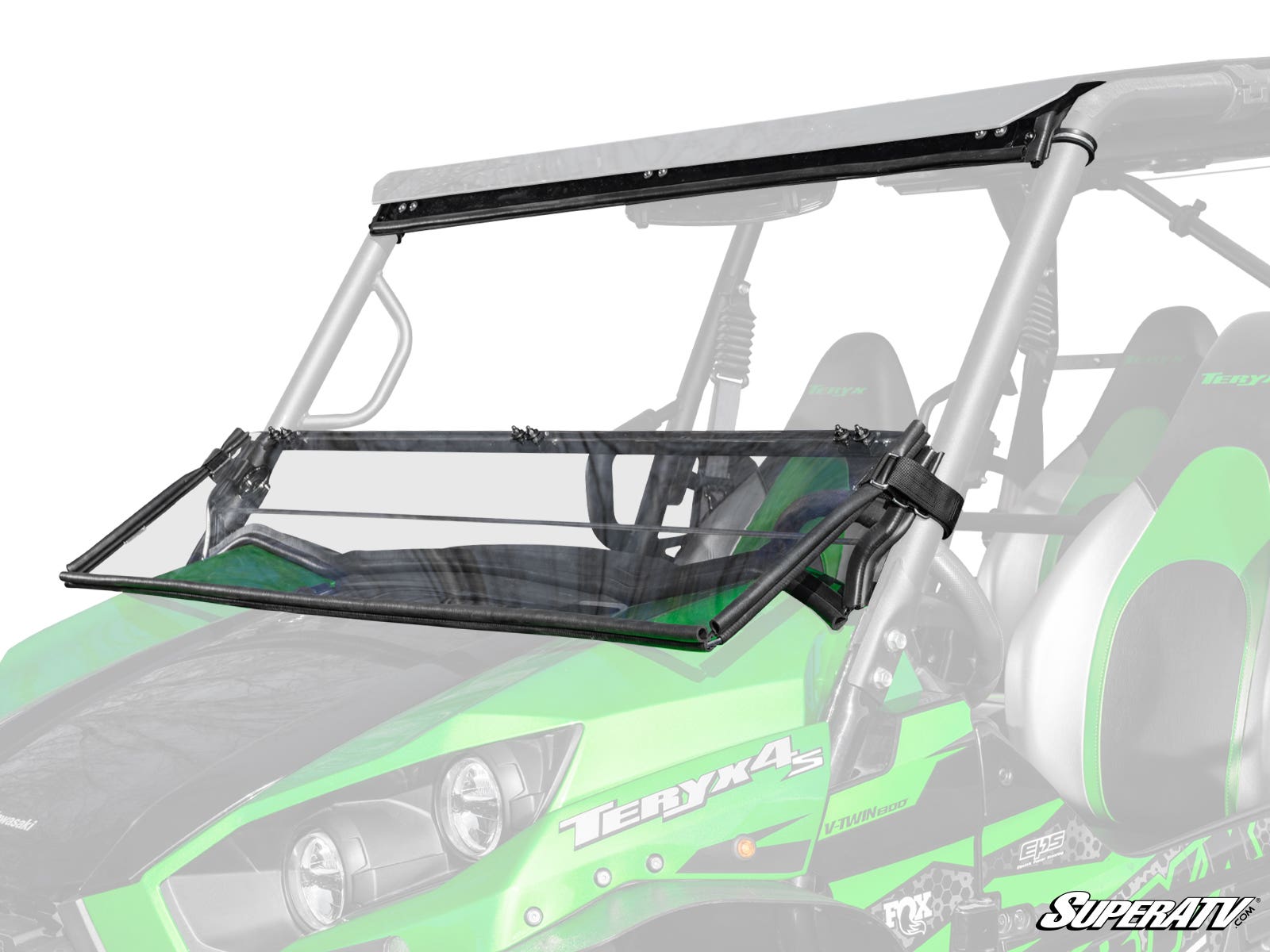 Kawasaki Teryx S Scratch-Resistant Flip Down Windshield