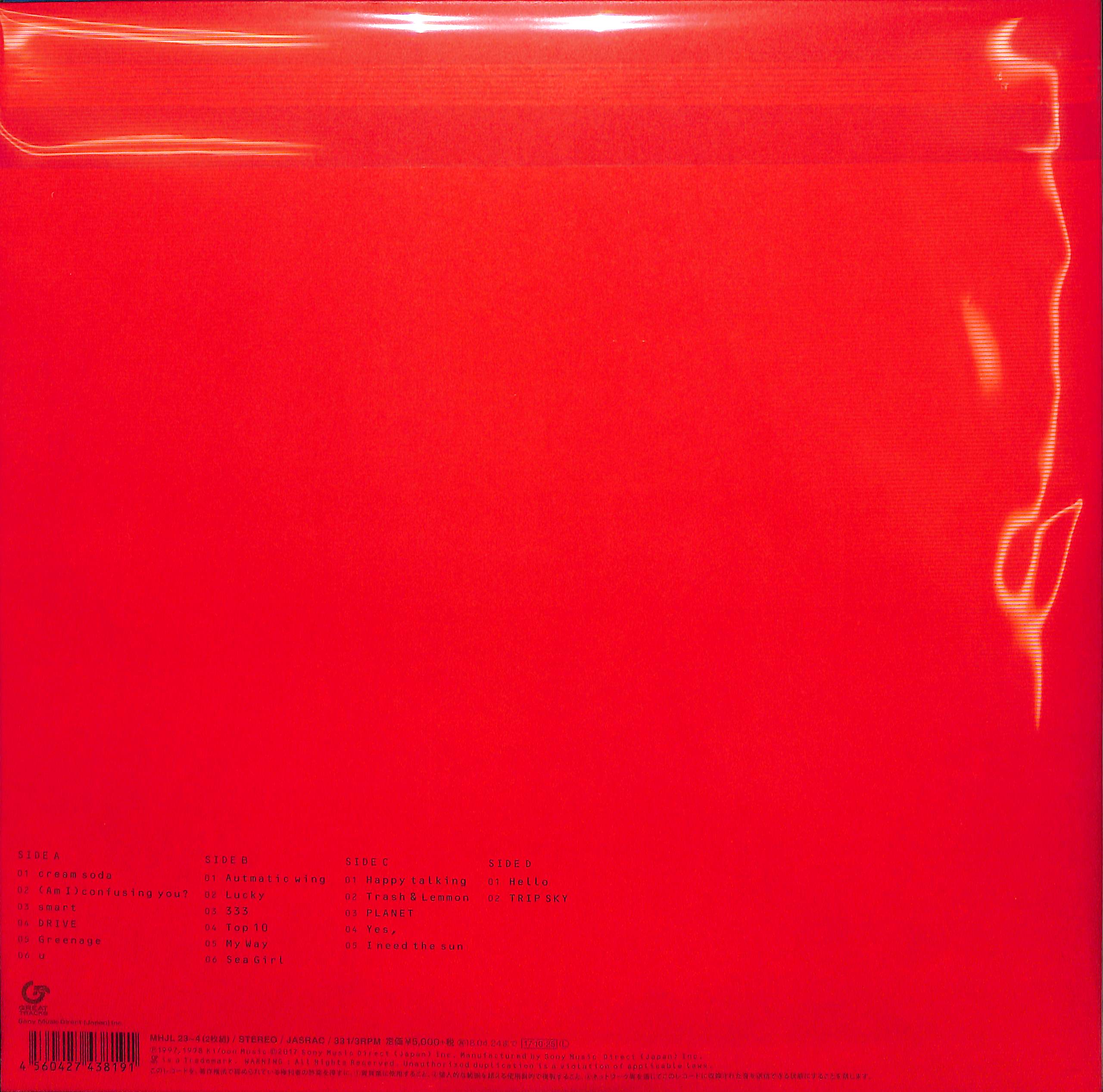 芽瑠璃堂 ＞ スーパーカー 『スリーアウトチェンジ (LP) (アナログ盤