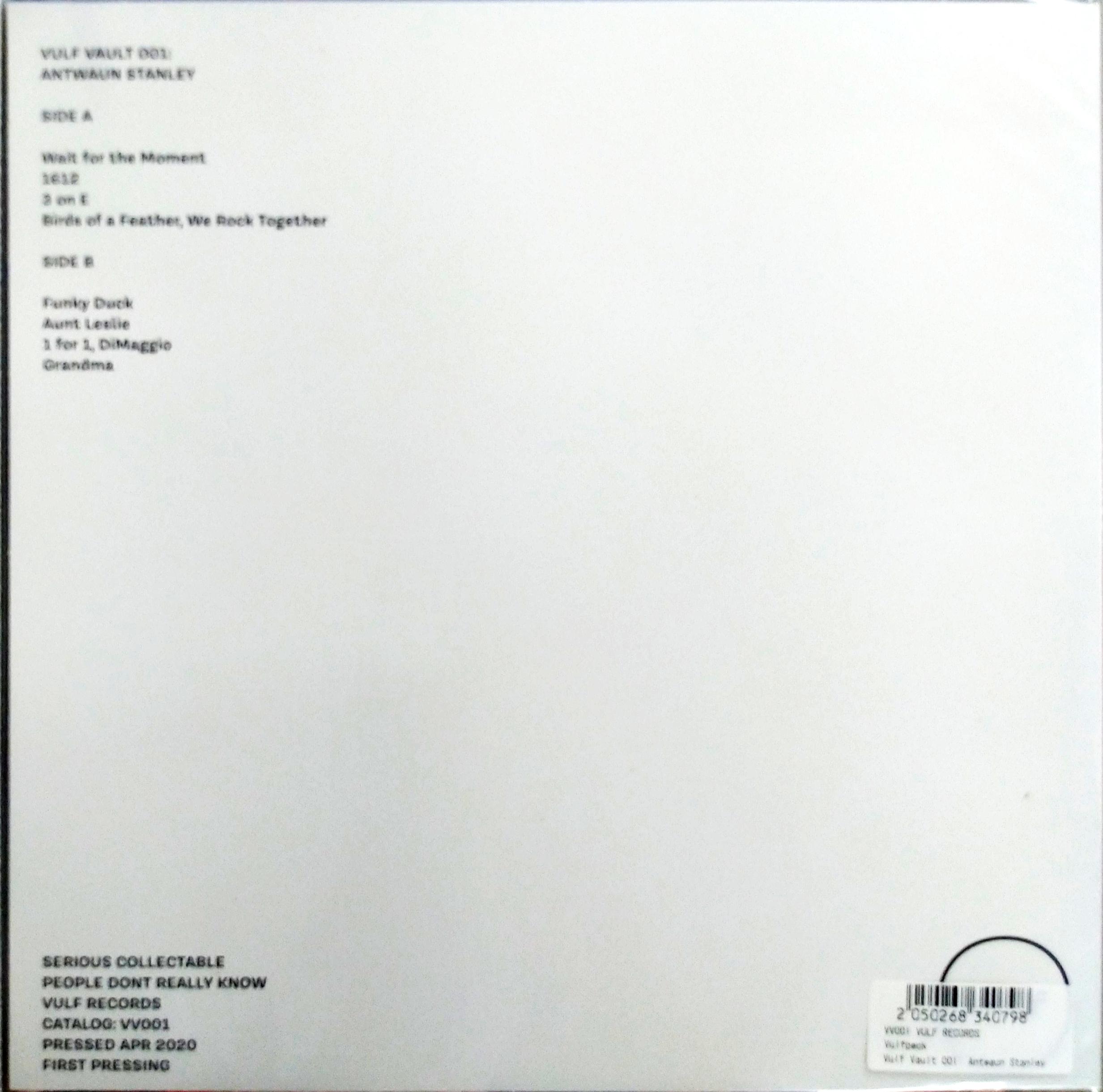 芽瑠璃堂 ＞ VULFPECK 『Vulf Vault 001: Antwaun Stanley (LP)（12