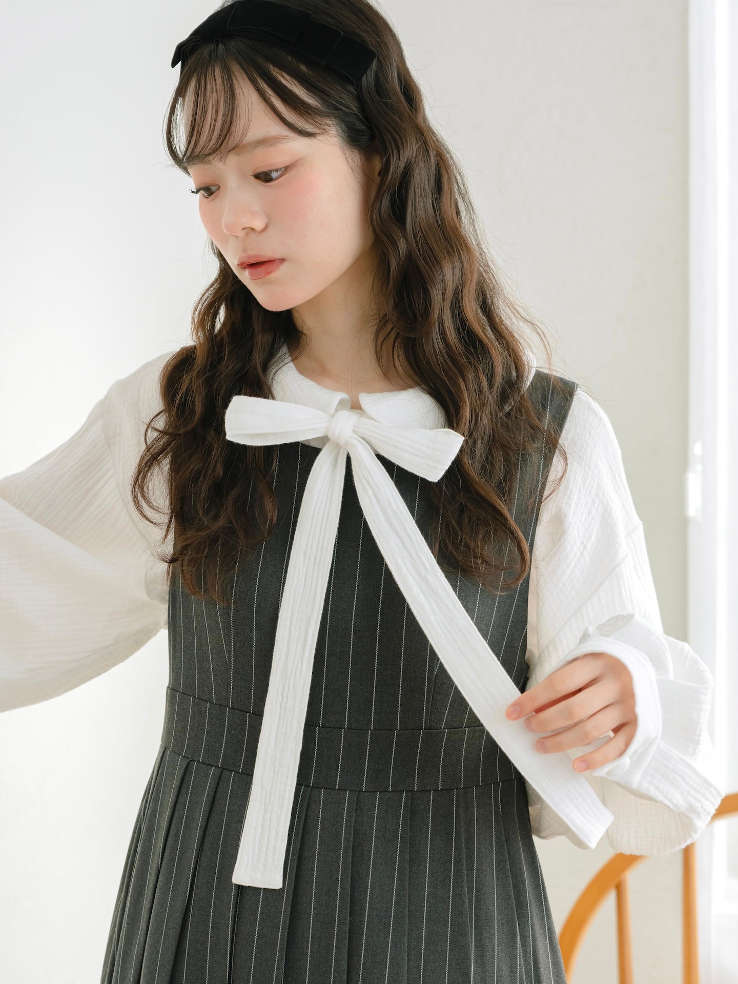 ストライプジャンパースカート – mero boutique 2018