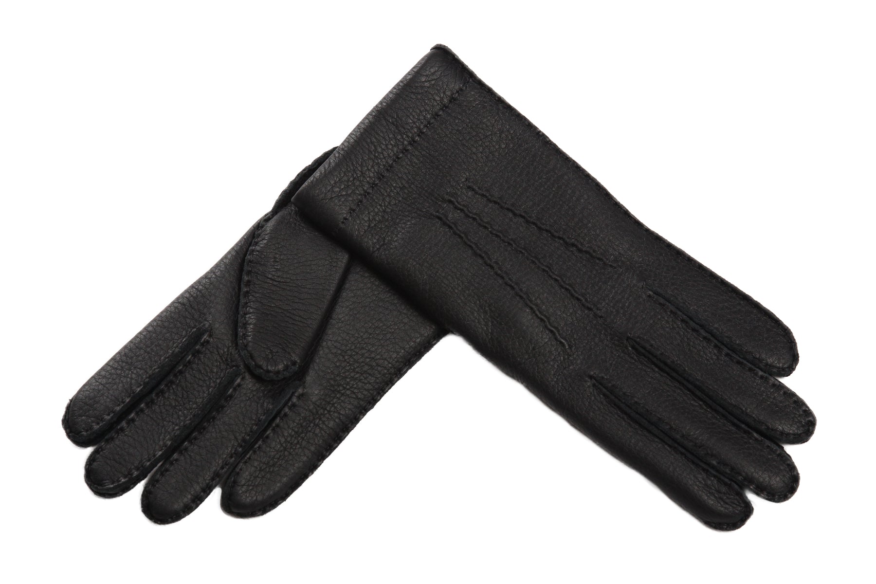 レディース手袋◇ディアスキン◇ブラック/NERO 《カシミヤ》 – Merola