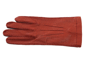 メンズ手袋◇ペッカリー◇レッドブラウン/RUGGINE《ノーライニング