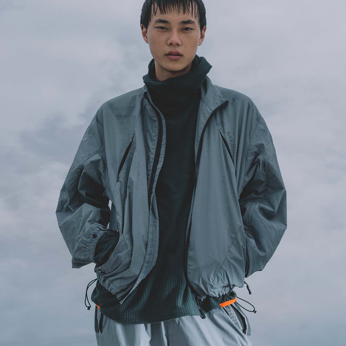 NYLON ZIP-UP JACKET VENTナイロン ジップ-アップ ジャケット ベント