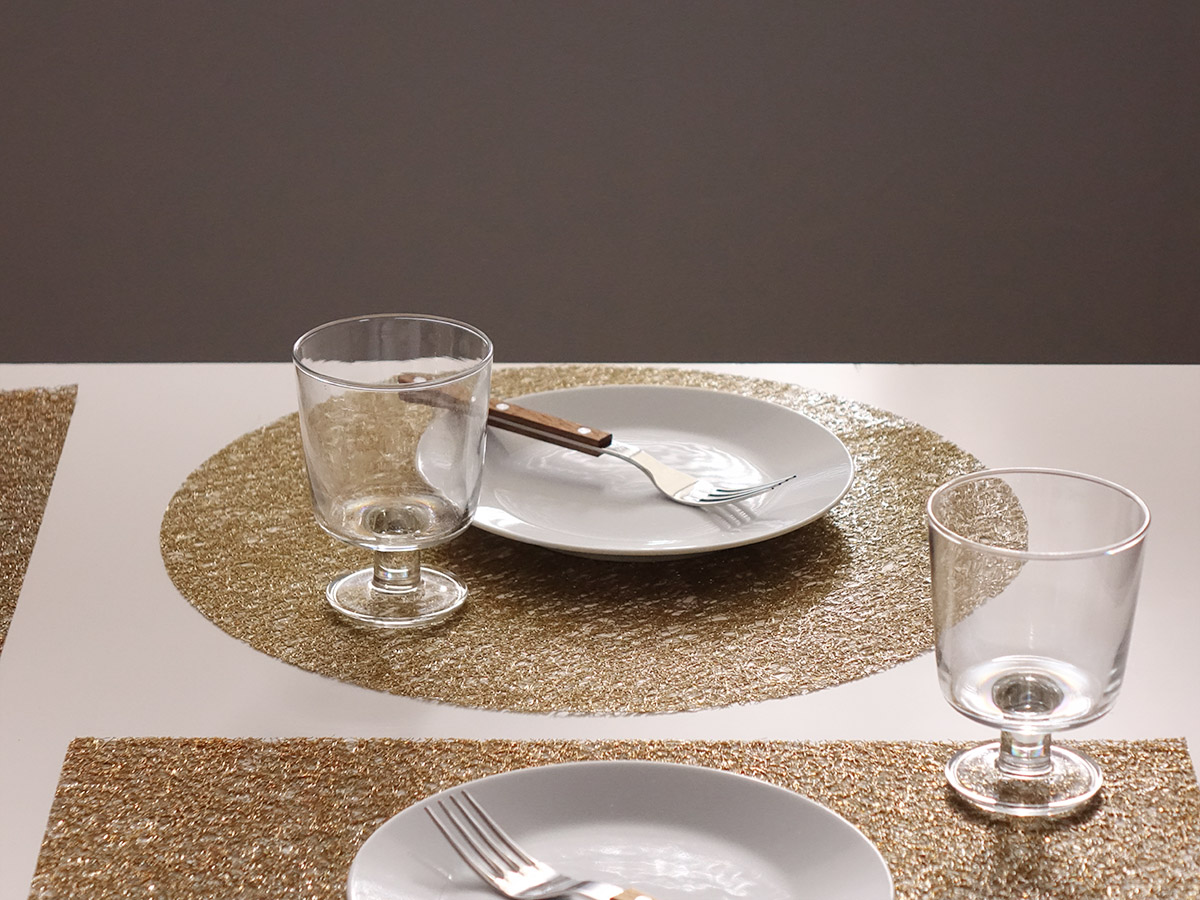 チルウィッチ ランチョンマット メタリックレース｜ゴールド