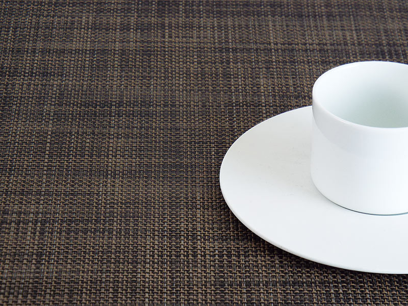 チルウィッチ テーブルランナー こげ茶 シンプルな平織り