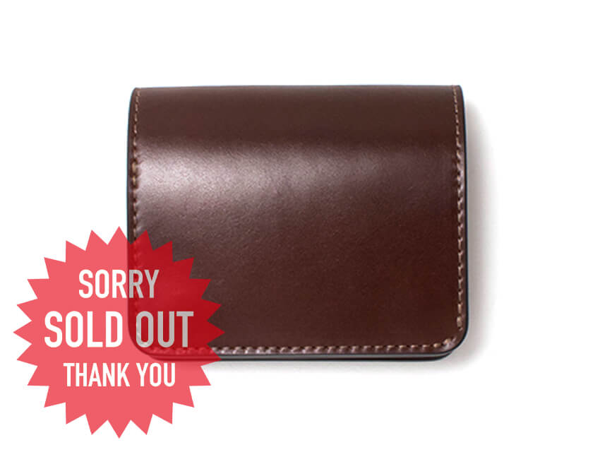 SHELL CORDOVAN COMPACT WALLET | WALLET | STORE | METAL JACKET