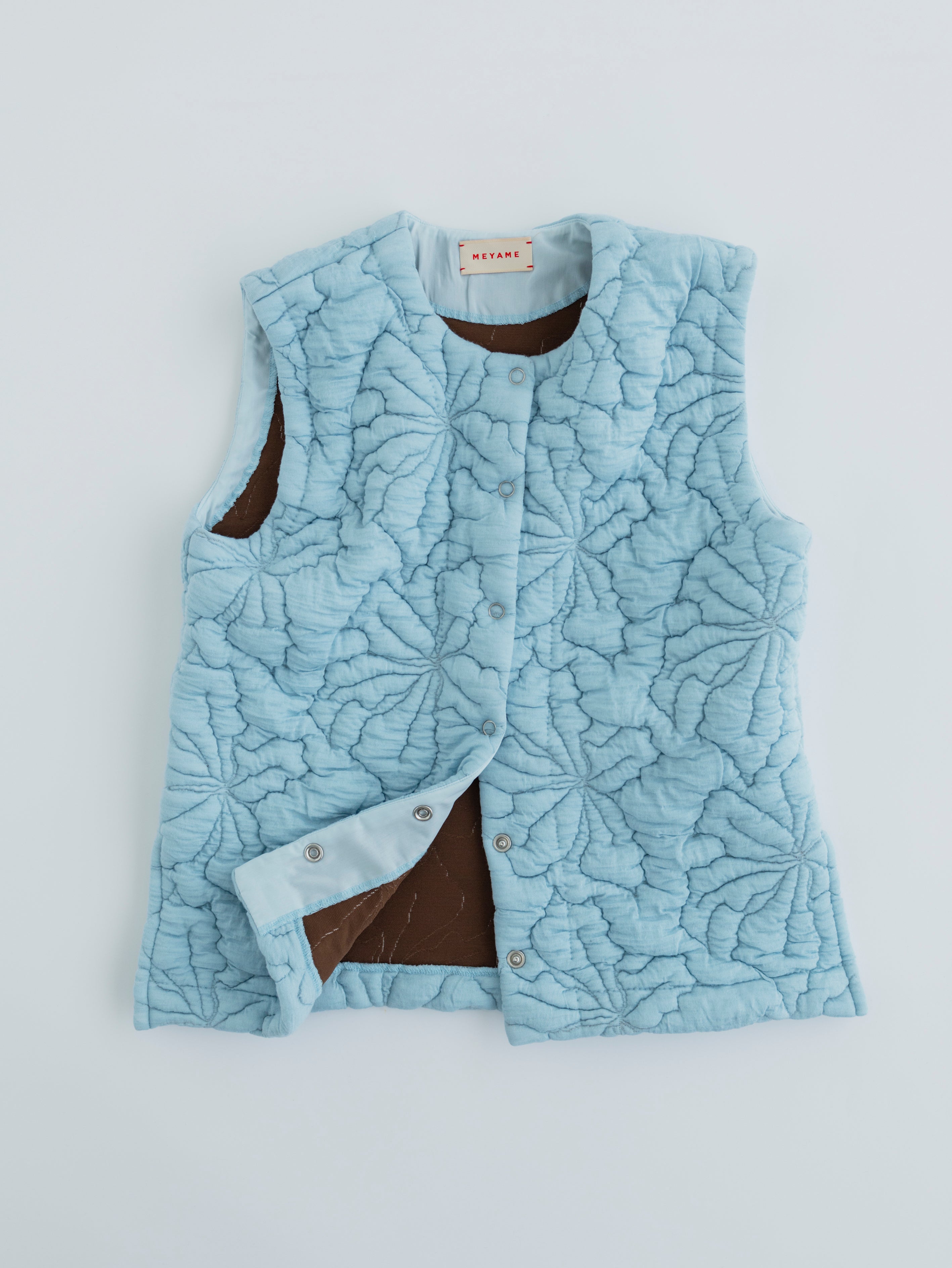 FLOWER QUILTING VEST – MEYAME