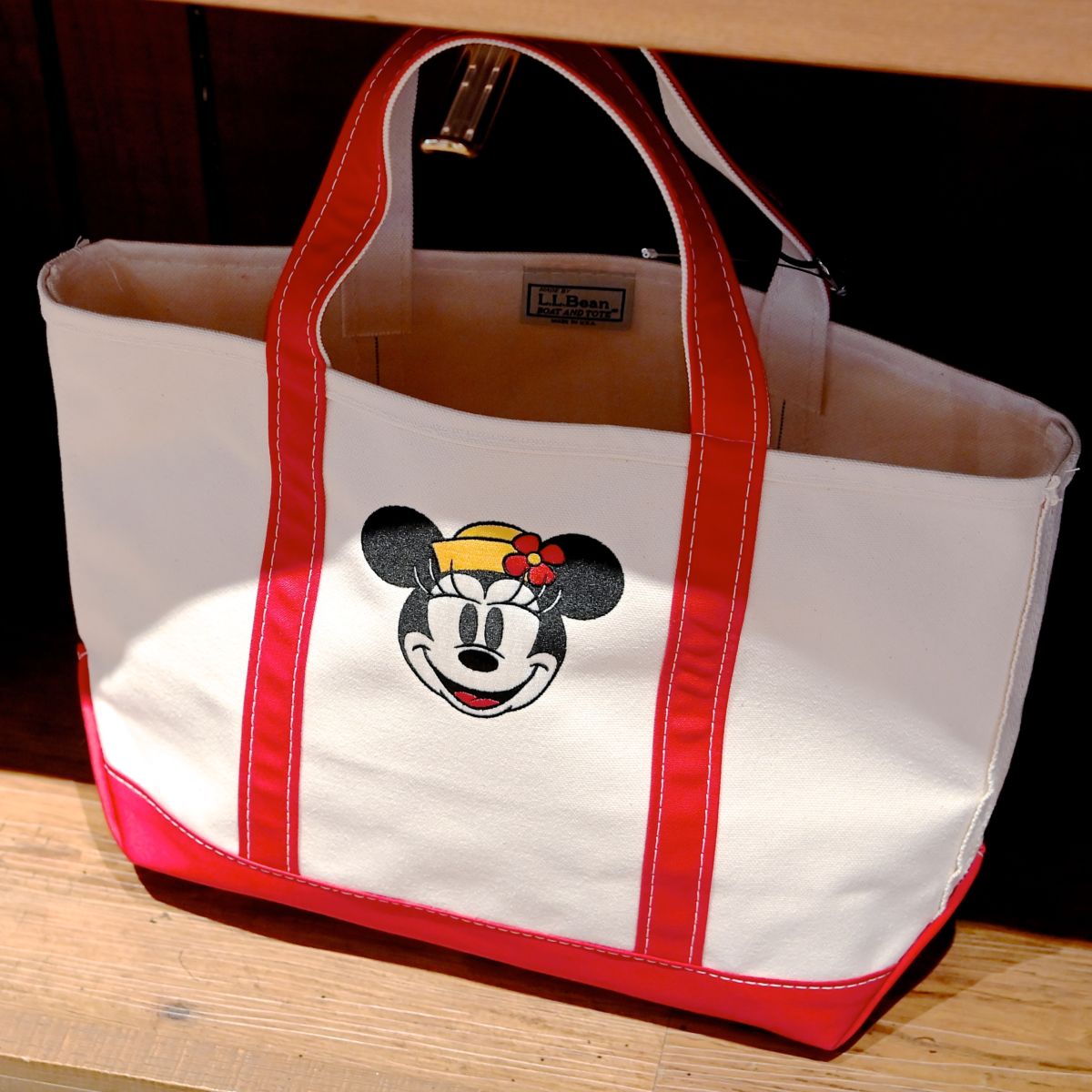 L.L.Beanプロデュース！東京ディズニーランド「ミニーマウス」トート