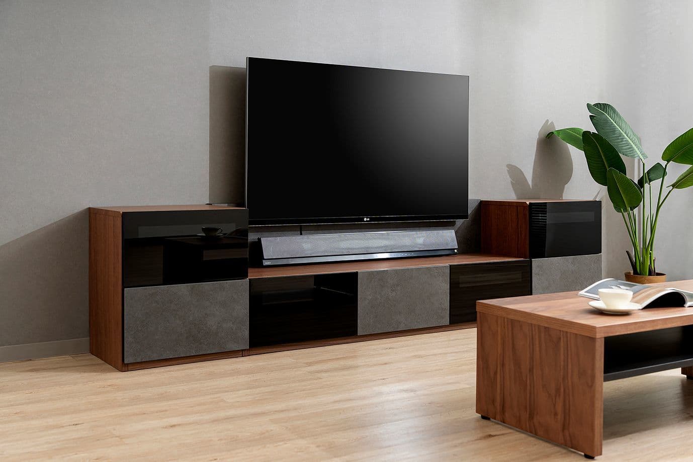 shigeka2]MKマエダ 白 鏡面仕上げ テレビ台 AVラック dav|エムケー