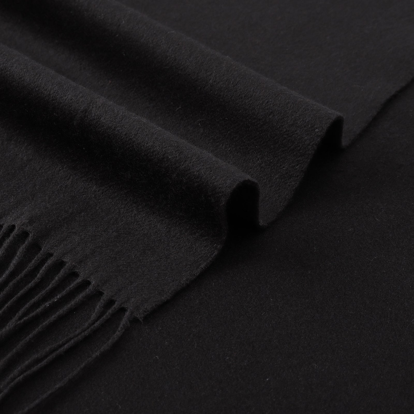 100%シルクストールブラック TESSITURA DI NOVARA製(Ermenegildo Zegna