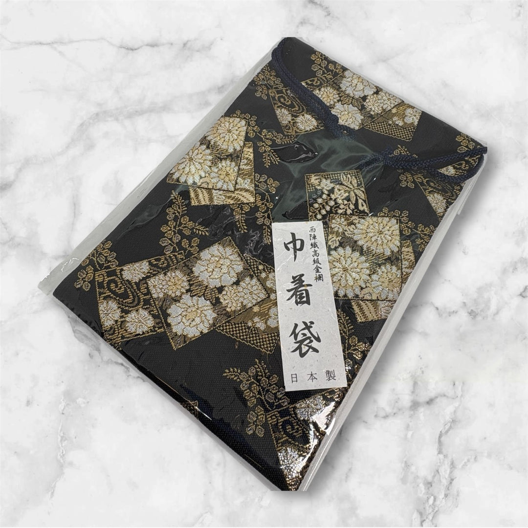 身延山 紫雲堂】 巾着袋 日本製 西陣織高級金襴