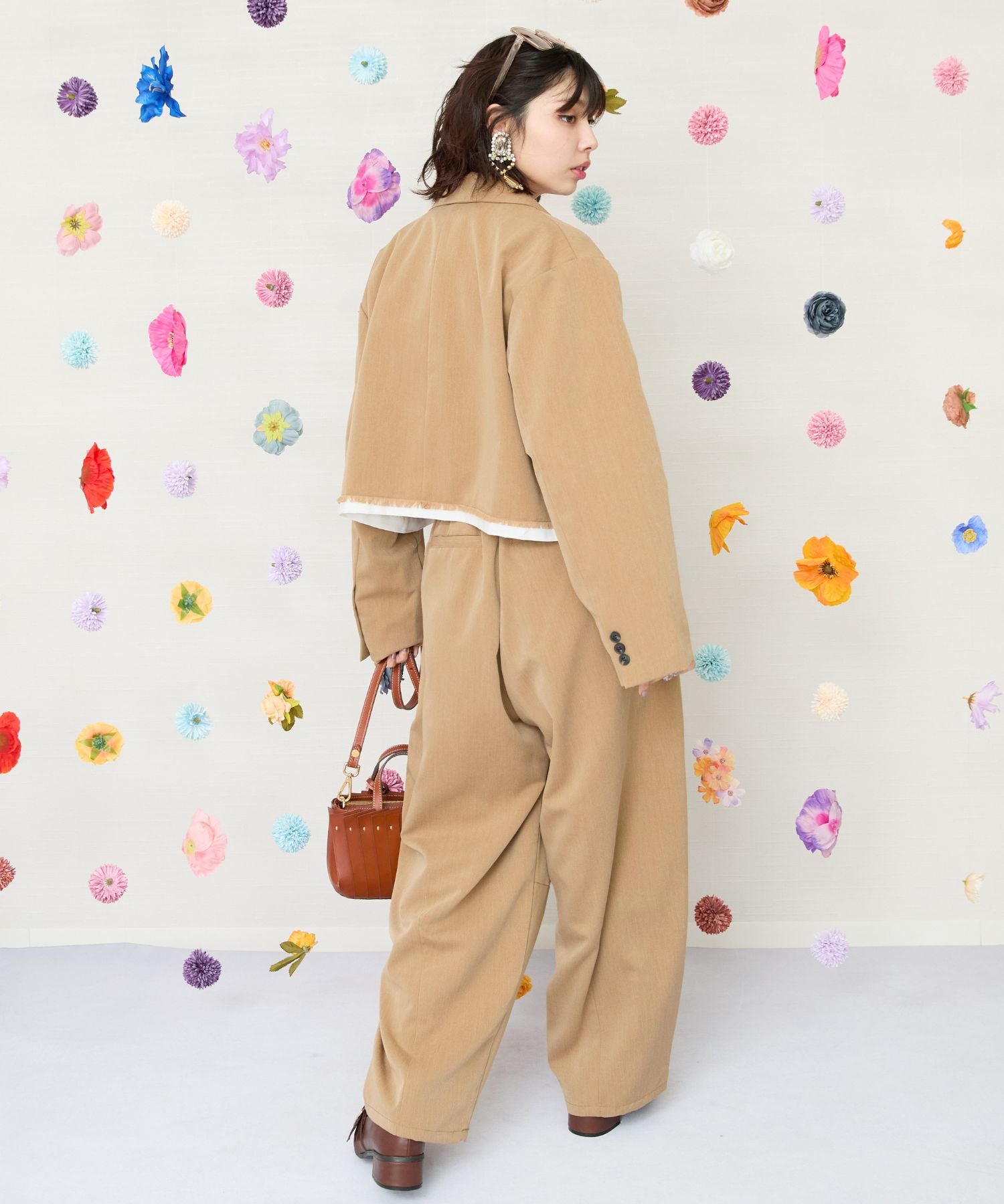 レディース パンツ コクーンパンツ ハイウエスト｜JETSET SOLO PLUS